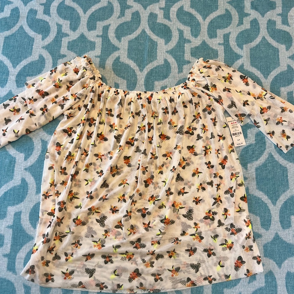 Ardene Floral Off the Shoulder Blouse - Women's Top